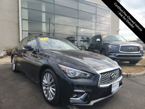 Certified 2023 INFINITI Q50 Luxe w/ Cargo Package image 3