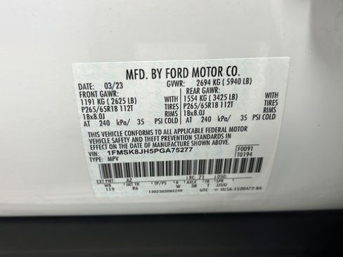 Used 2023 Ford Explorer Timberline AWD/4WD image 29