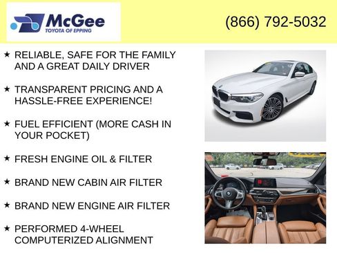 Used 2020 BMW 530i xDrive w/ M Sport Package AWD/4WD image 4
