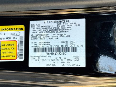Used 2016 Ford Mustang Coupe w/ Wheel & Stripe Package RWD image 28