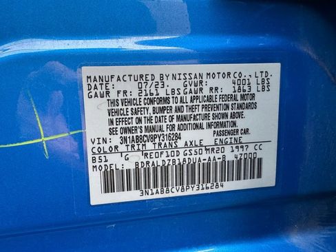 Used 2023 Nissan Sentra SV FWD image 23