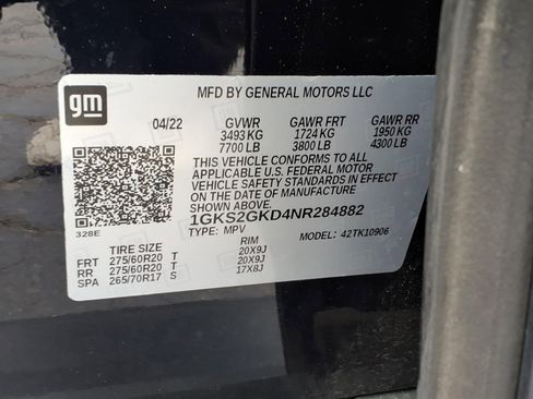 Used 2022 GMC Yukon XL SLT w/ SLT Premium Package AWD/4WD image 31