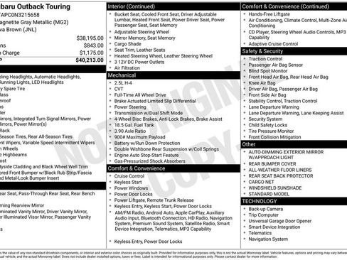 Used 2022 Subaru Outback Touring image 38