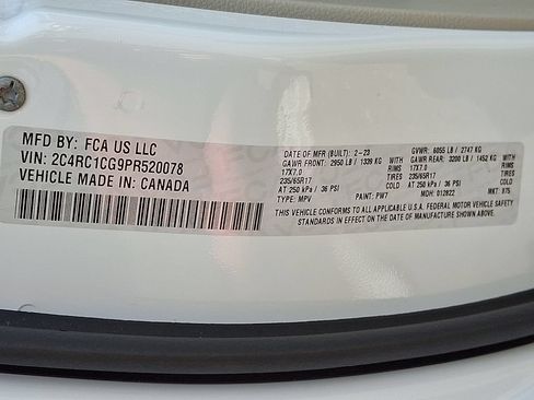 Certified 2023 Chrysler Voyager LX FWD image 26
