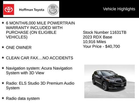 Used 2023 Acura RDX AWD w/ Advance Package image 5