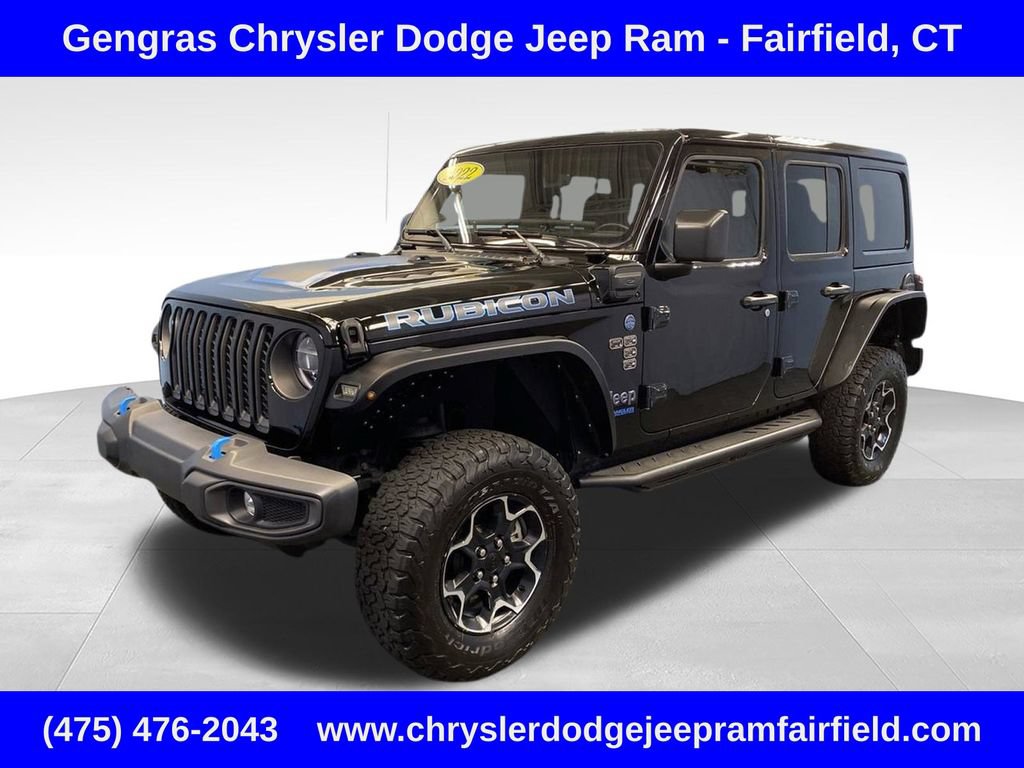 Certified 2022 Jeep Wrangler Unlimited Rubicon 4xe w/ Cold Weather Group AWD/4WD image 3