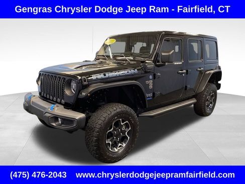 Certified 2022 Jeep Wrangler Unlimited Rubicon 4xe w/ Cold Weather Group AWD/4WD image 3