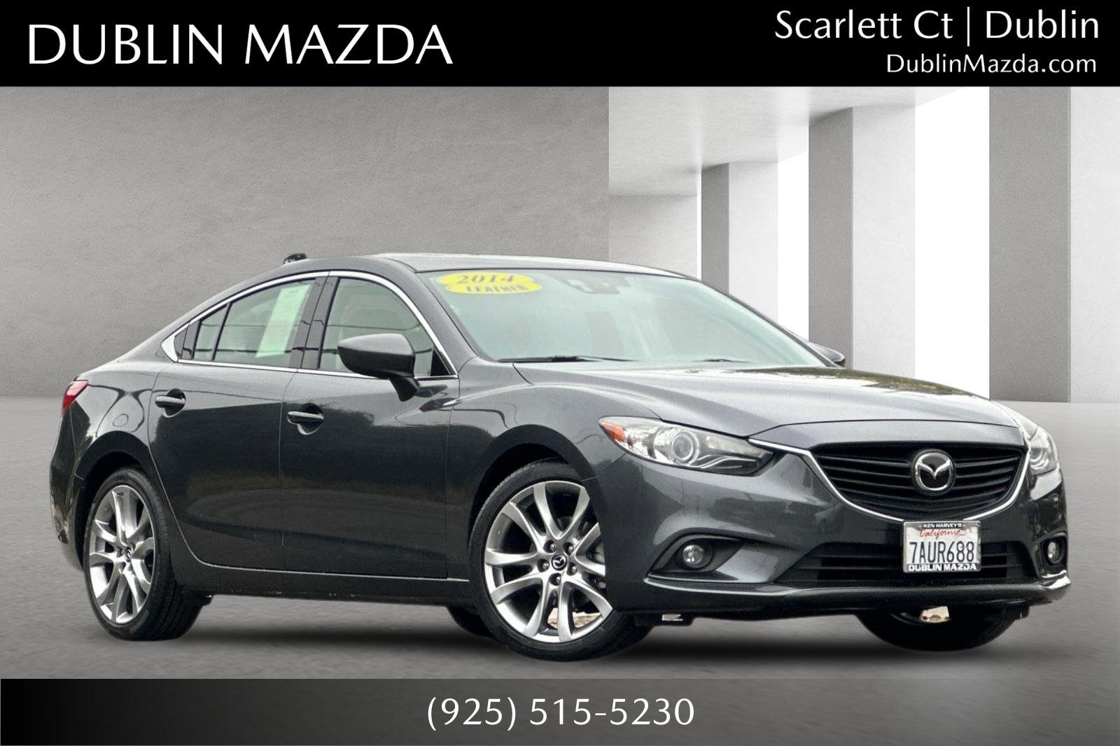 Used 2014 MAZDA MAZDA6 Grand Touring w/ MRCC + FOW Package FWD image 1