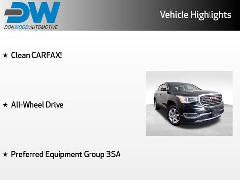 Used 2019 GMC Acadia SLE AWD/4WD image 3