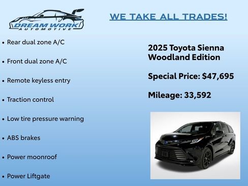 Used 2025 Toyota Sienna XLE Woodland Edition image 2