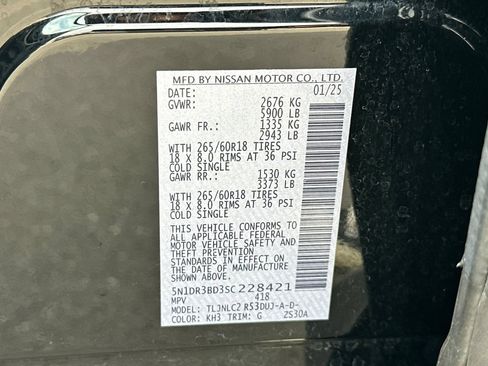 Used 2025 Nissan Pathfinder Rock Creek AWD/4WD image 56
