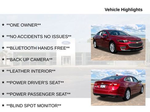 Used 2018 Chevrolet Malibu LT w/ Leather Package image 6