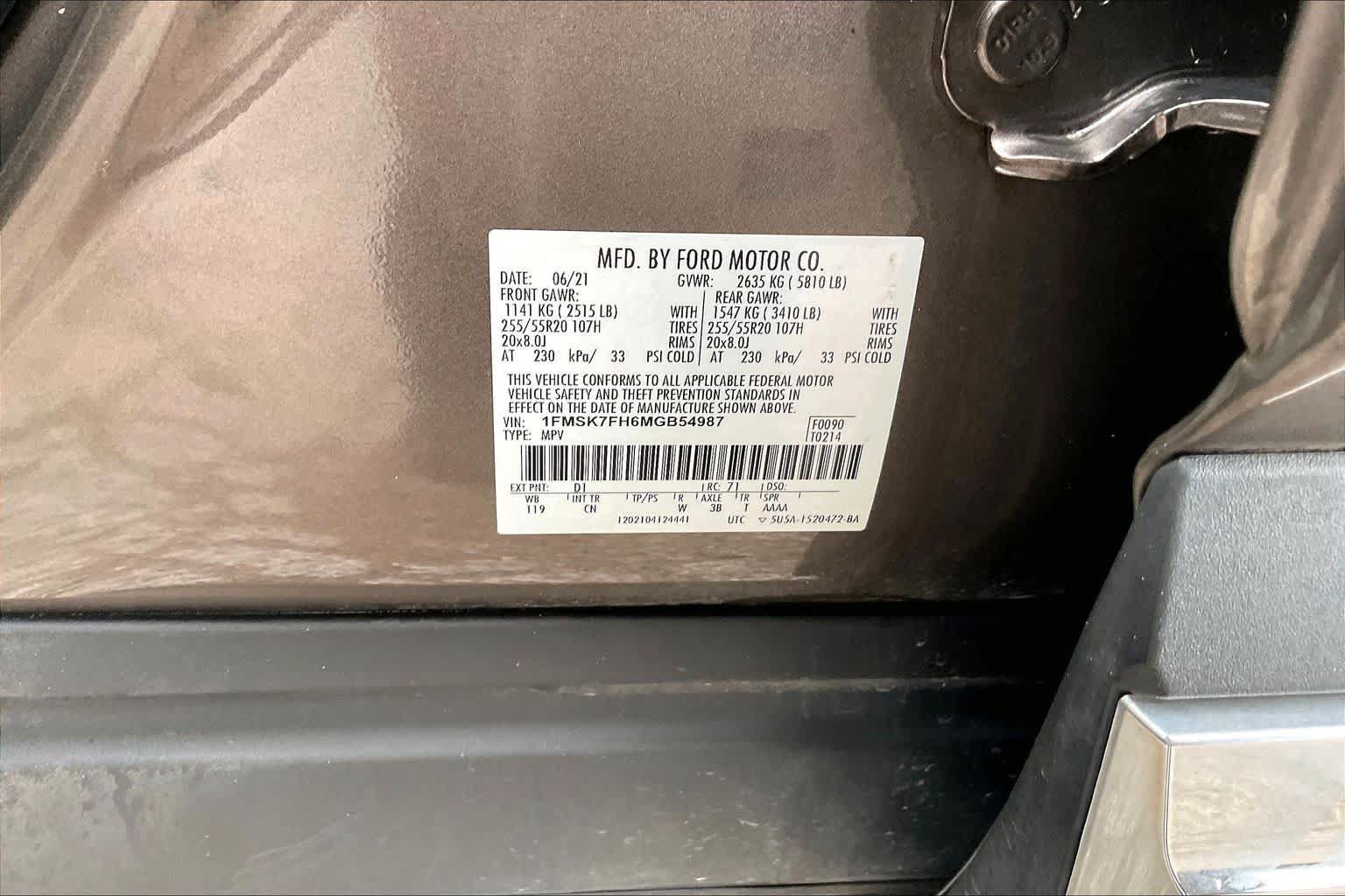 Used 2021 Ford Explorer Limited RWD image 33