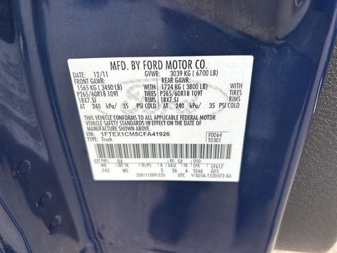 Used 2012 Ford F150 XLT w/ XLT Chrome Pkg image 21