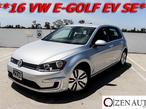 Used 2016 Volkswagen e-Golf SE FWD image 3