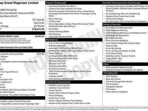 New 2026 Jeep Grand Wagoneer Limited w/ Convenience Group I AWD/4WD image 2