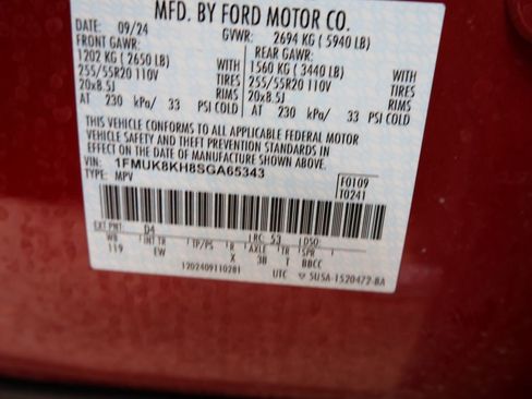 Certified 2025 Ford Explorer ST-Line AWD/4WD image 42