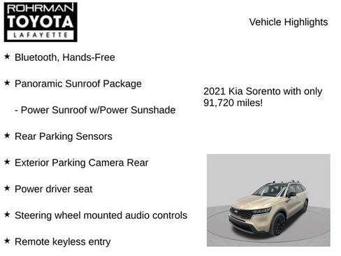 Used 2021 Kia Sorento S w/ Panoramic Sunroof Package AWD/4WD image 8