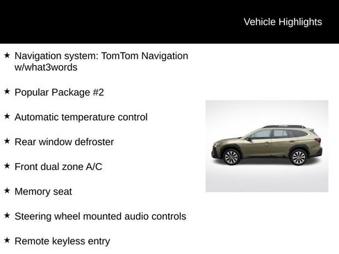Certified 2025 Subaru Outback Limited w/ Popular Package #2 image 8