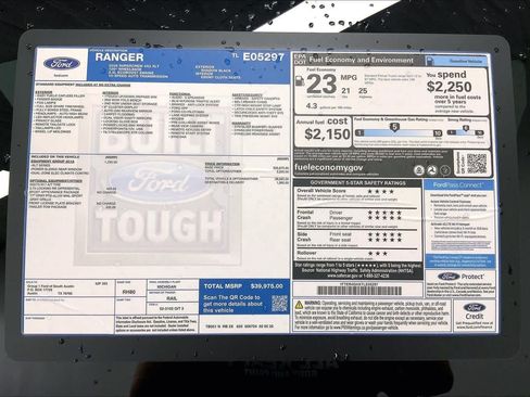 New 2026 Ford Ranger XLT w/ Equipment Group 301A High RWD image 21