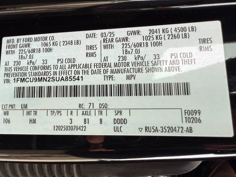 Used 2025 Ford Escape ST-Line image 43