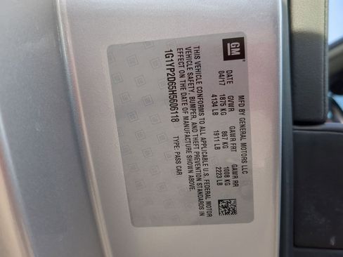 Used 2017 Chevrolet Corvette Z06 w/ Battery Protection Package image 36