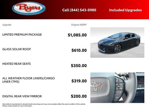 New 2026 Toyota Prius Plug-In Hybrid w/ Limited Premium Package FWD image 5