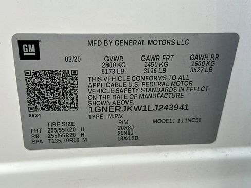 Certified 2020 Chevrolet Traverse RS image 42