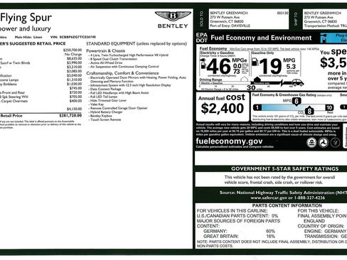 New 2026 Bentley Flying Spur image 30