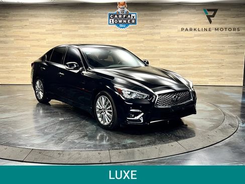 Used 2024 INFINITI Q50 Luxe w/ Cargo Package RWD image 1