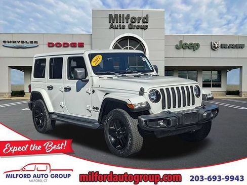 Used 2021 Jeep Wrangler Unlimited Sahara AWD/4WD image 1