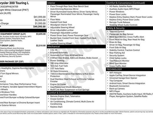 Used 2023 Chrysler 300 Touring L w/ Popular Equipment Group image 15