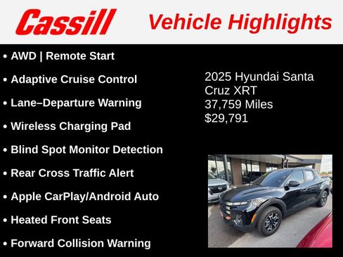 Used 2025 Hyundai Santa Cruz XRT AWD/4WD image 3