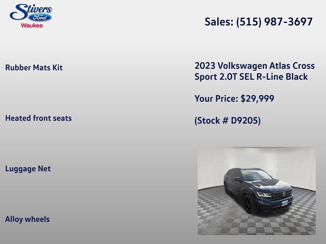 Used 2023 Volkswagen Atlas Cross Sport SEL R-Line AWD/4WD image 16