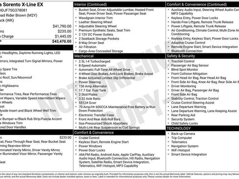 Used 2025 Kia Sorento X-Line EX image 7