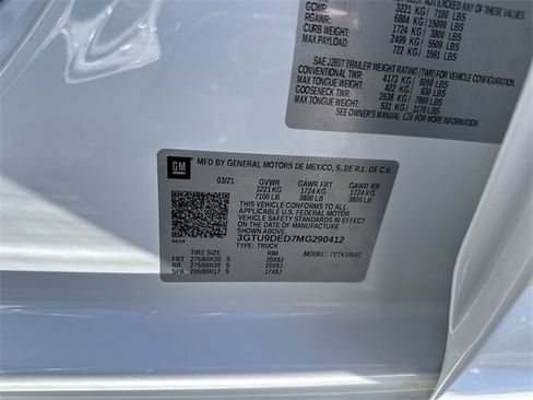 Certified 2021 GMC Sierra 1500 SLT w/ SLT Premium Plus Package image 33