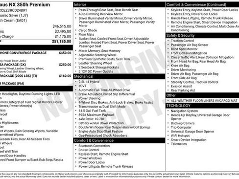 Certified 2024 Lexus NX 350h AWD image 42