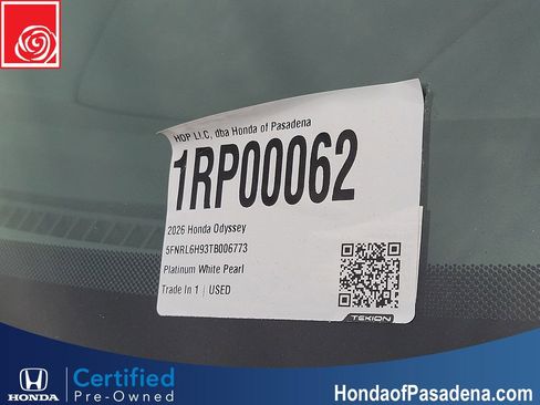 Certified 2026 Honda Odyssey Elite image 37