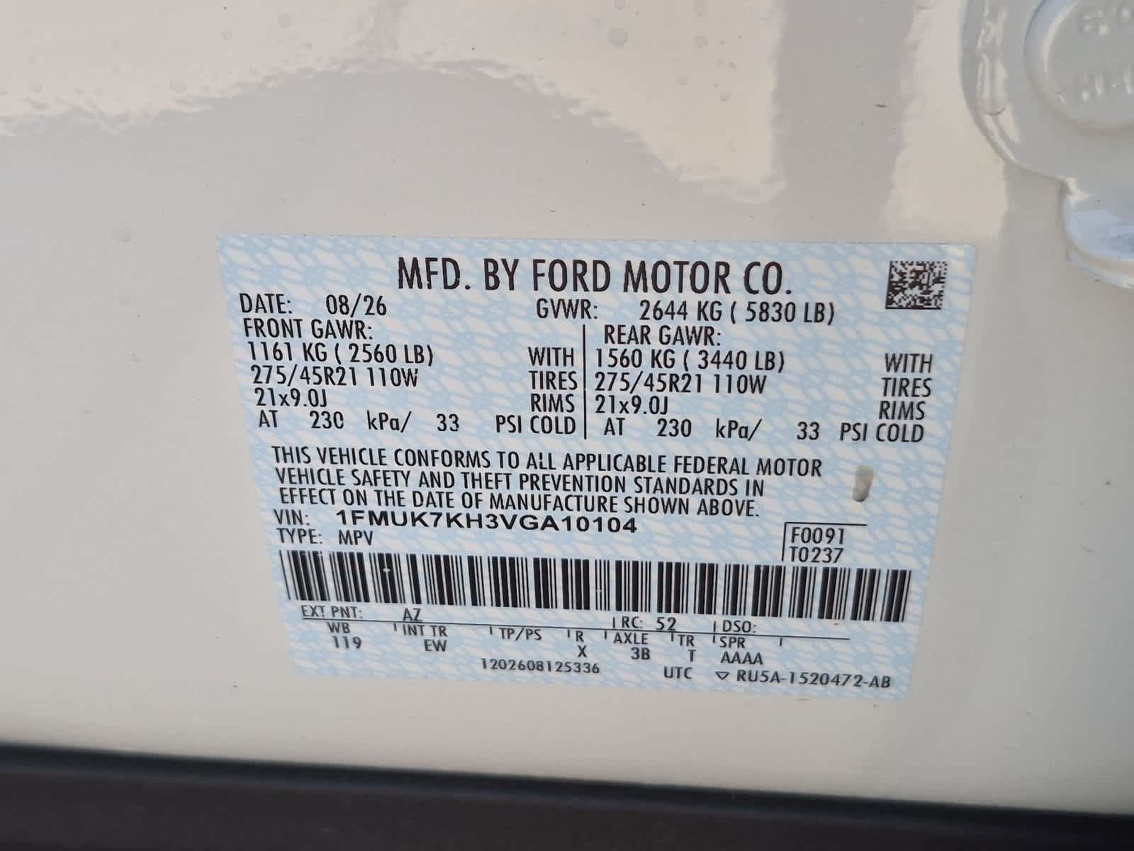 New 2027 Ford Explorer ST-Line w/ Premium Package RWD image 33
