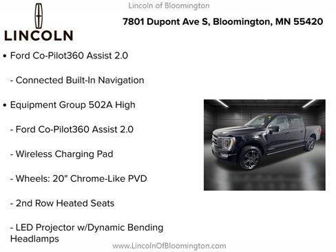 Used 2023 Ford F150 Lariat w/ Equipment Group 502A High image 9