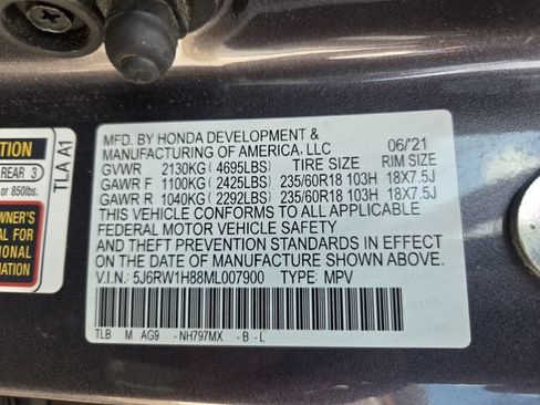 Used 2021 Honda CR-V EX-L image 9