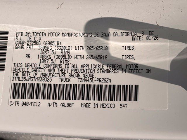 Used 2026 Toyota Tacoma TRD Sport AWD/4WD image 32