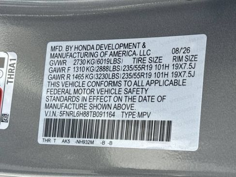 New 2026 Honda Odyssey Touring image 41