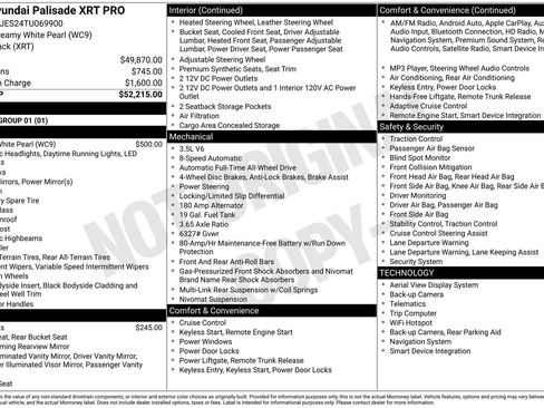 New 2026 Hyundai Palisade XRT Pro AWD/4WD image 27