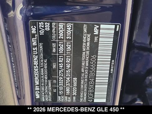 Certified 2026 Mercedes-Benz GLE 450 4MATIC image 30