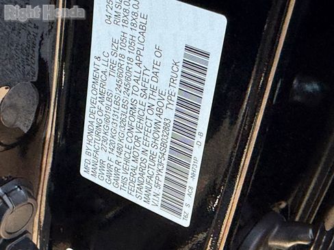 Used 2025 Honda Ridgeline RTL image 36