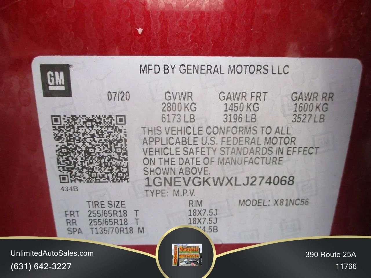 Used 2020 Chevrolet Traverse LT AWD/4WD image 19
