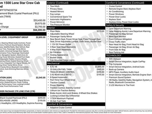Used 2026 RAM 1500 Lone Star AWD/4WD image 5