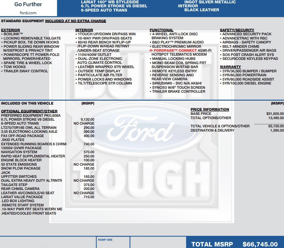 Used 2019 Ford F250 Lariat w/ Lariat Value Package AWD/4WD image 5