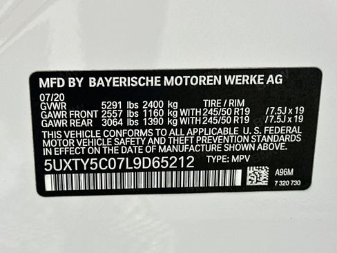 Used 2020 BMW X3 xDrive30i w/ Premium Package AWD/4WD image 34